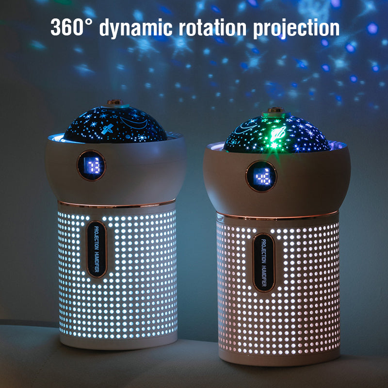 Projection Night‑Light Aroma Humidifier – Relaxed Mood, Fresh Air - GoBesty