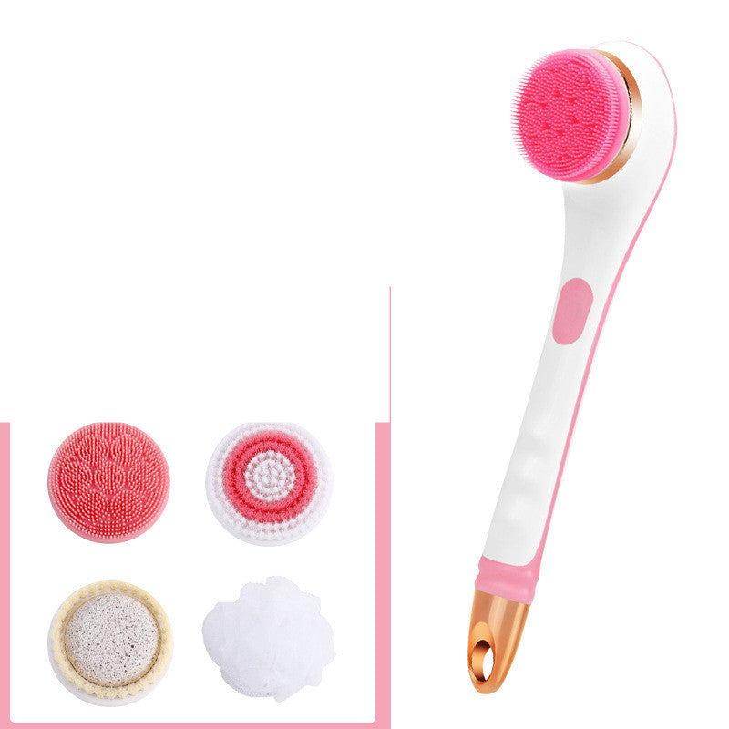 Electric Body Cleaning Brush: Waterproof, Rechargeable, 2 Speed - GoBesty