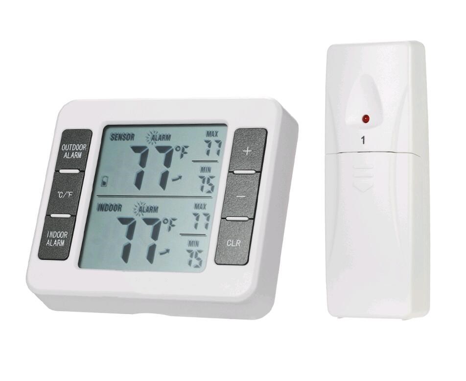 Indoor/Outdoor Wireless Thermometer for Home & Refrigerator Use - GoBesty