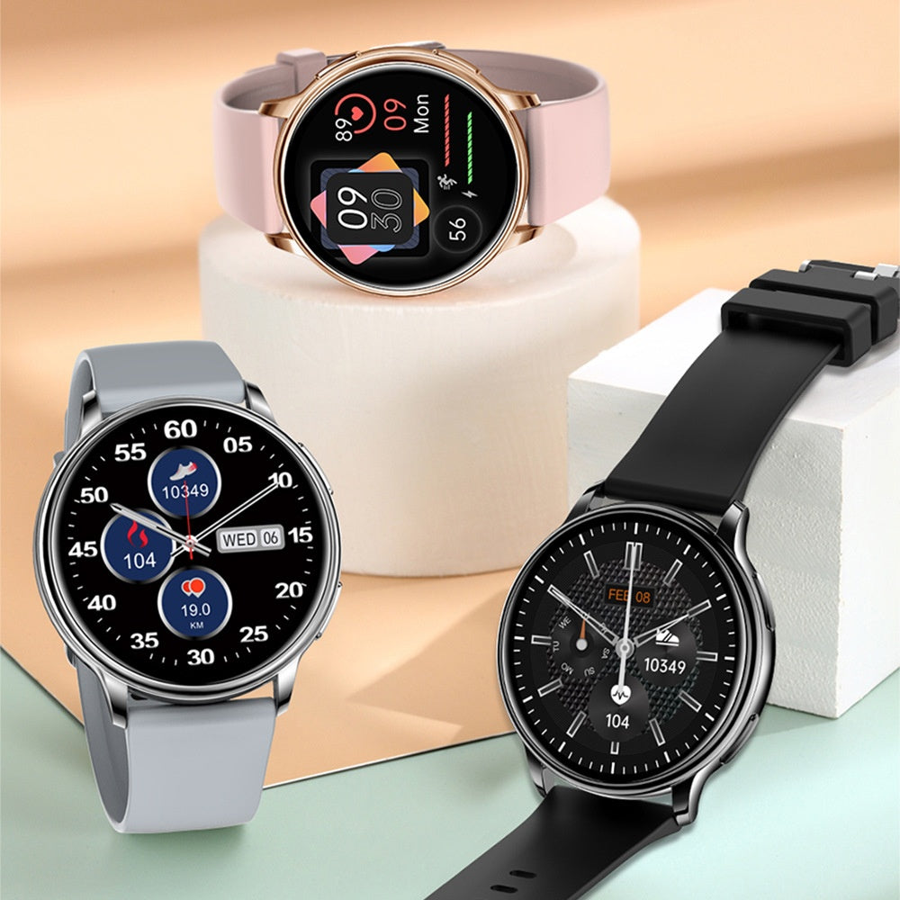 Track Health with Bluetooth Smart Watch: Heart Rate & BP - GoBesty