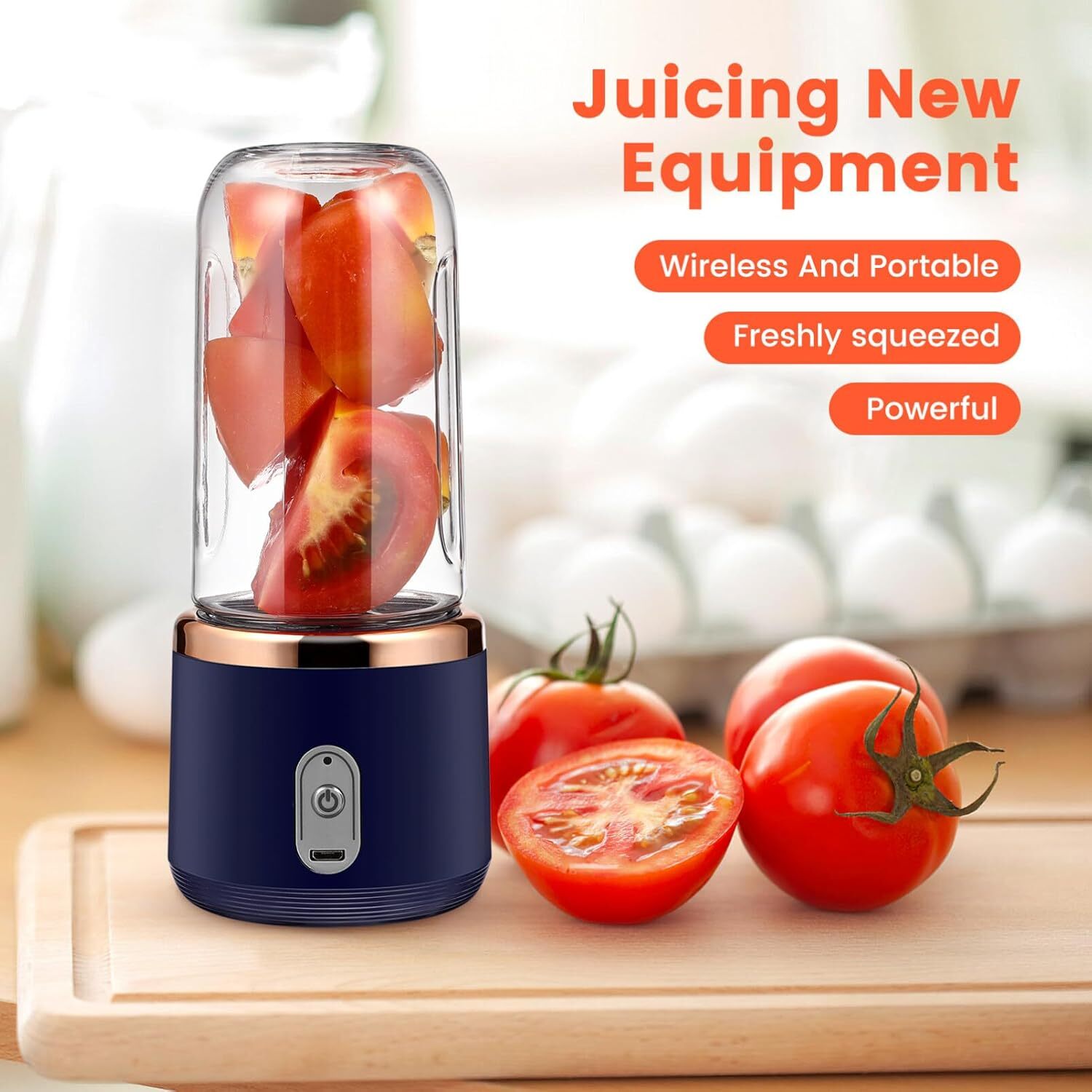 Portable Electric Juice Maker – Fresh Smoothies Anywhere! - GoBesty