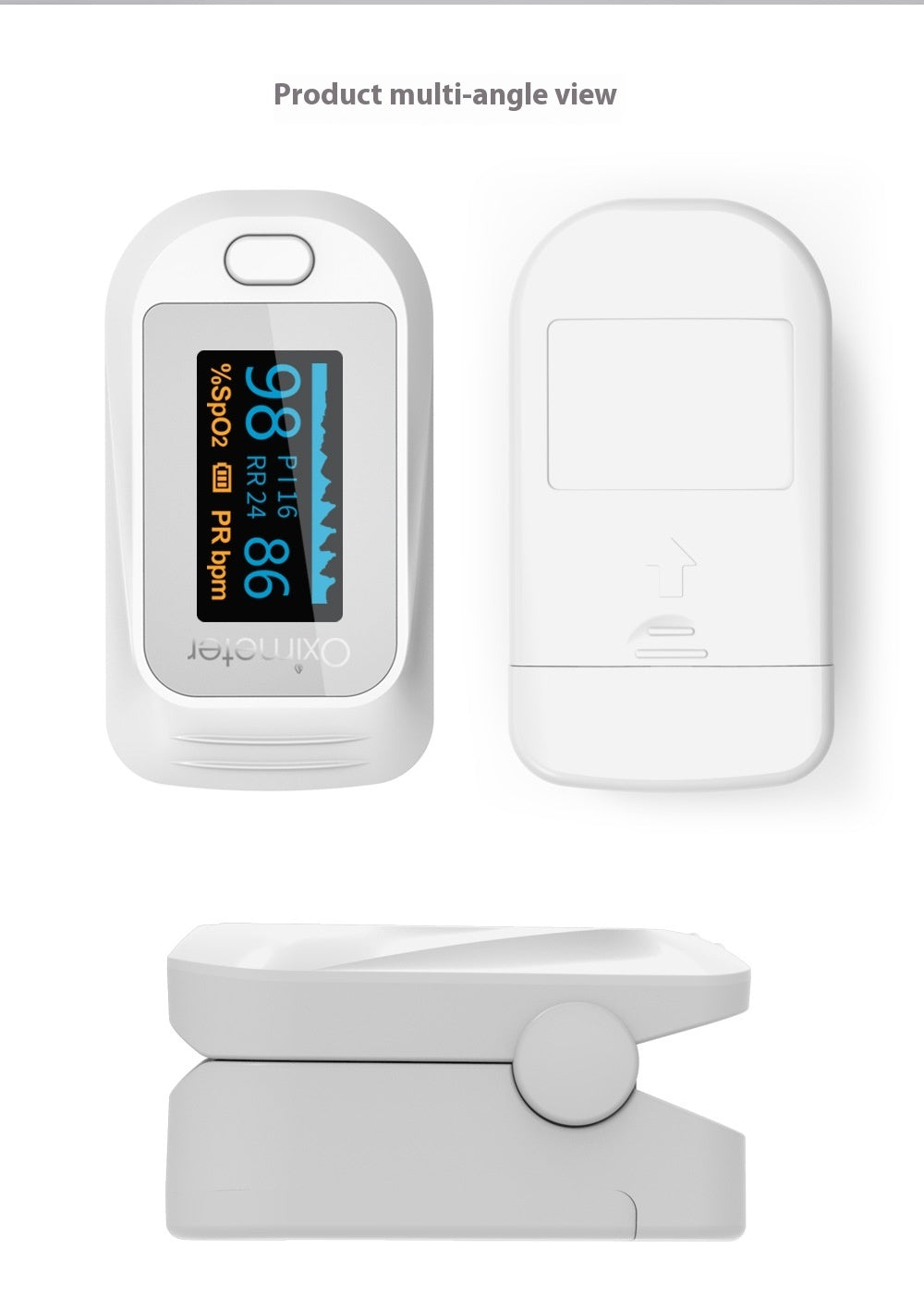 Finger Pulse Oxygen Saturation Monitor - GoBesty