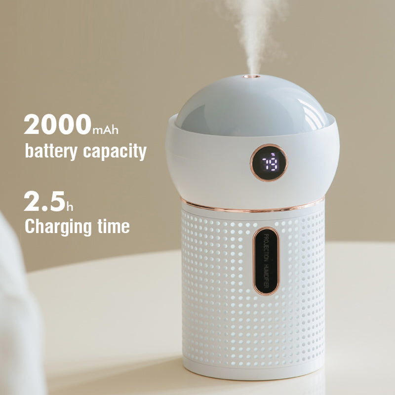Projection Night‑Light Aroma Humidifier – Relaxed Mood, Fresh Air - GoBesty