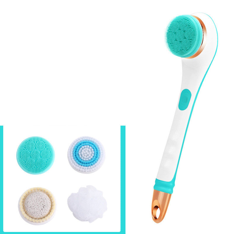 Electric Body Cleaning Brush: Waterproof, Rechargeable, 2 Speed - GoBesty